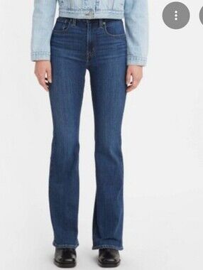 Levi's 726 Flare Dark Blue Flare Jeans 32